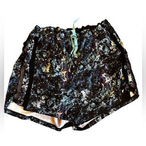 Fabletics 1X Running Shorts w/Undershorts & Zipped Pocket